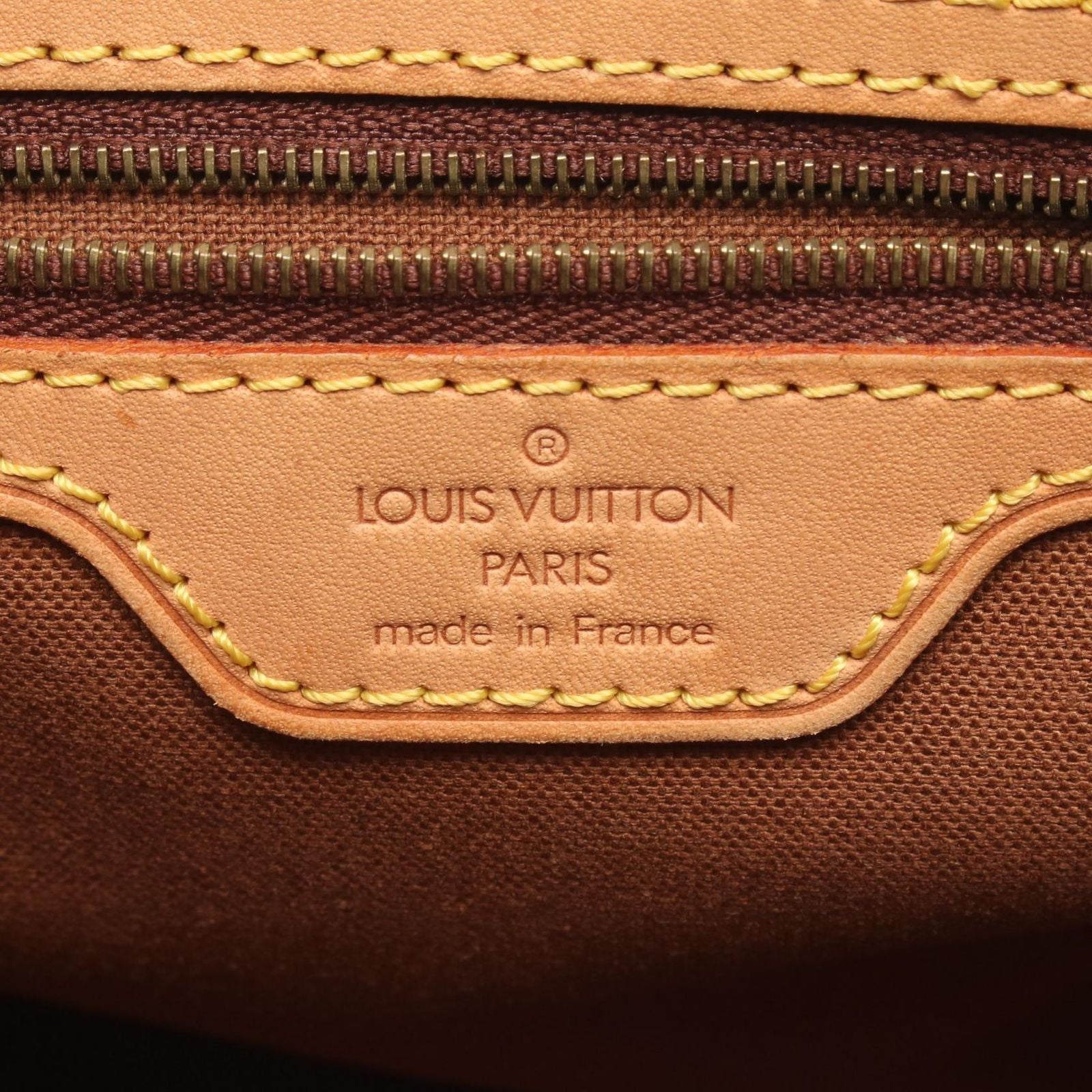 Louis Vuitton Shoulder Bag Cabas Piano Leather — view 4