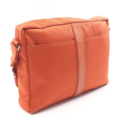 Hermes Shoulder Bag Acapulco Besace MM Brick Canvas Leather — view 2
