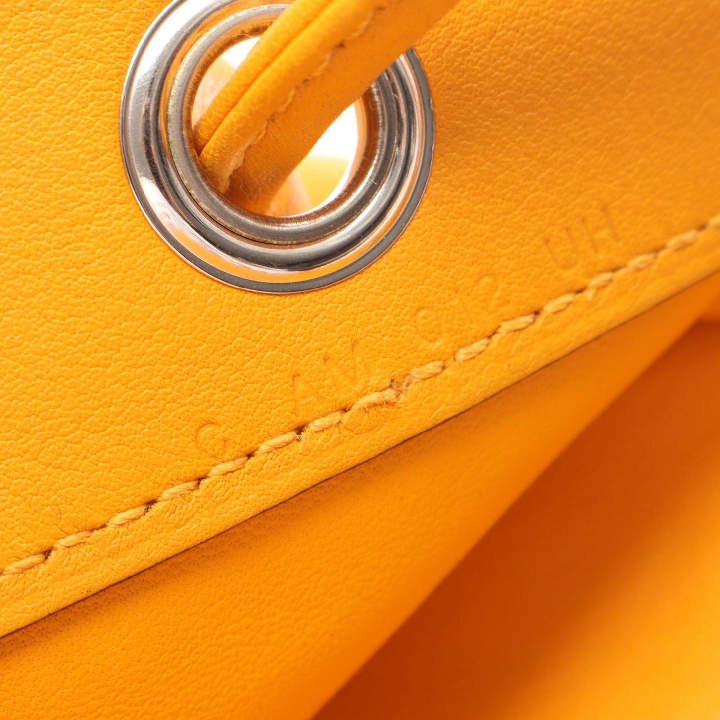 Hermes Shoulder Bag Sac Aline Mini Mutard Leather — view 5