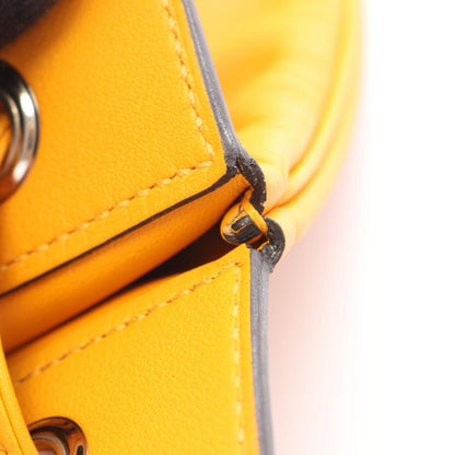 Hermes Shoulder Bag Sac Aline Mini Mutard Leather — view 6