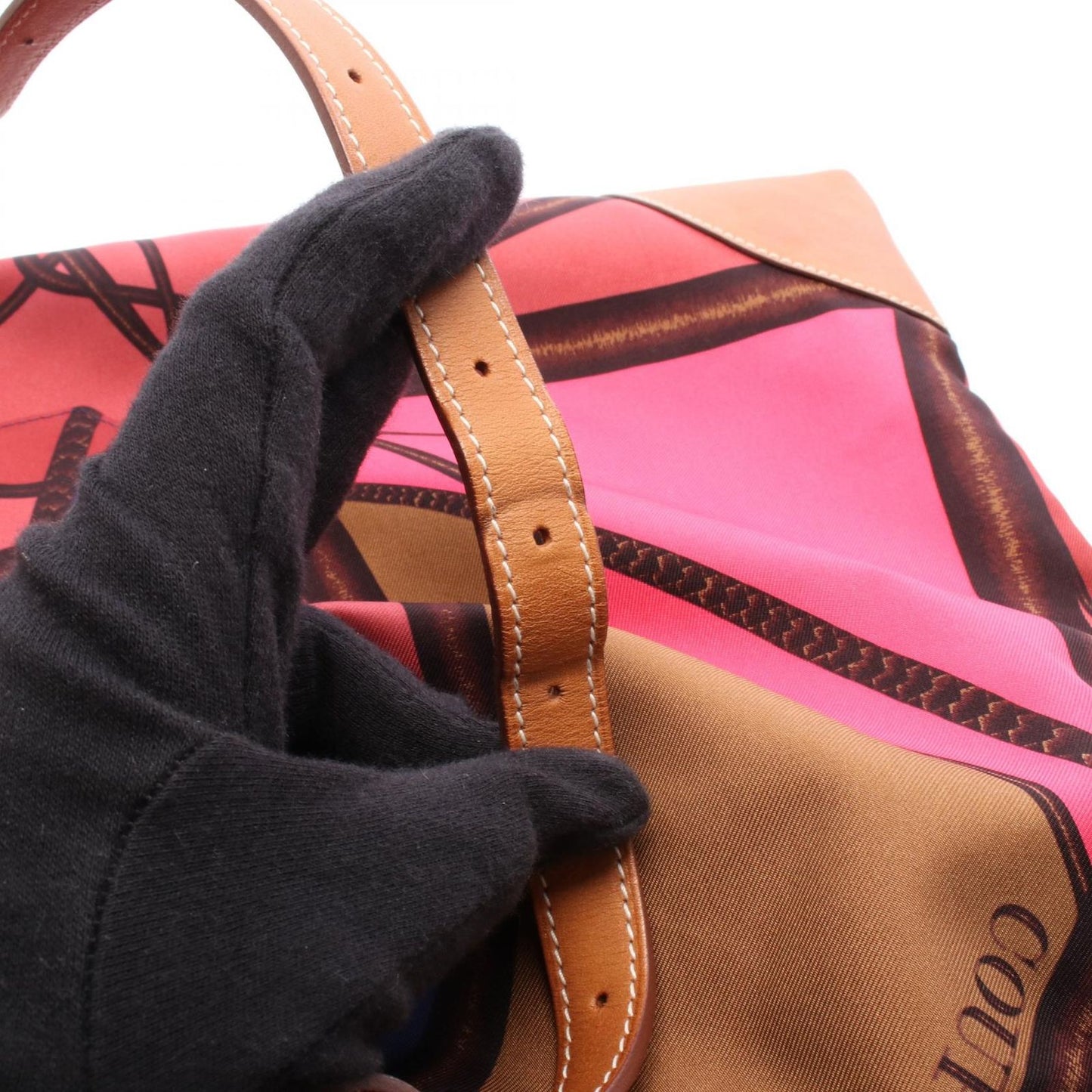 Hermes Shoulder Bag Silky City MM Multi Silk — view 6