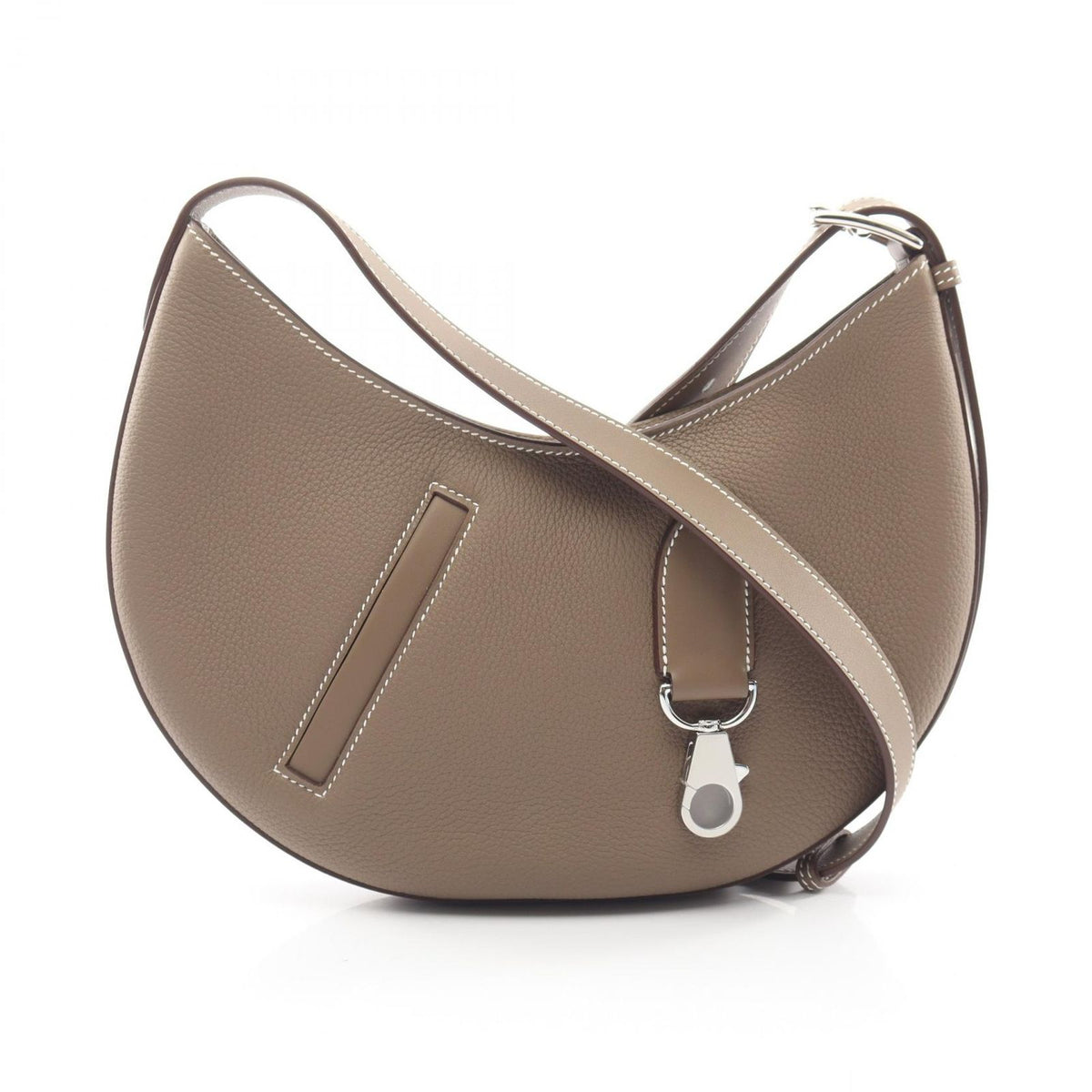 Hermes Shoulder Bag Petit Arson Etoupe Leather
