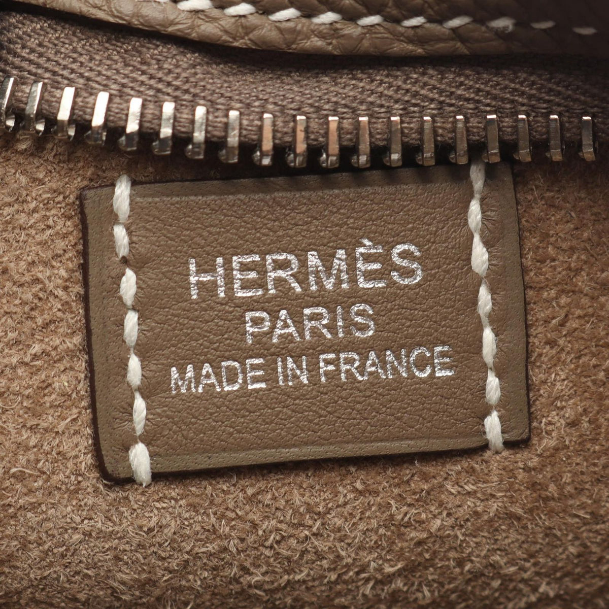 Hermes Shoulder Bag Petit Arson Etoupe Leather — view 4