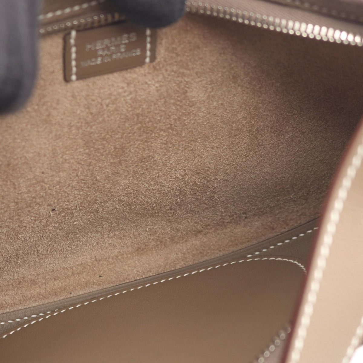 Hermes Shoulder Bag Petit Arson Etoupe Leather — view 6
