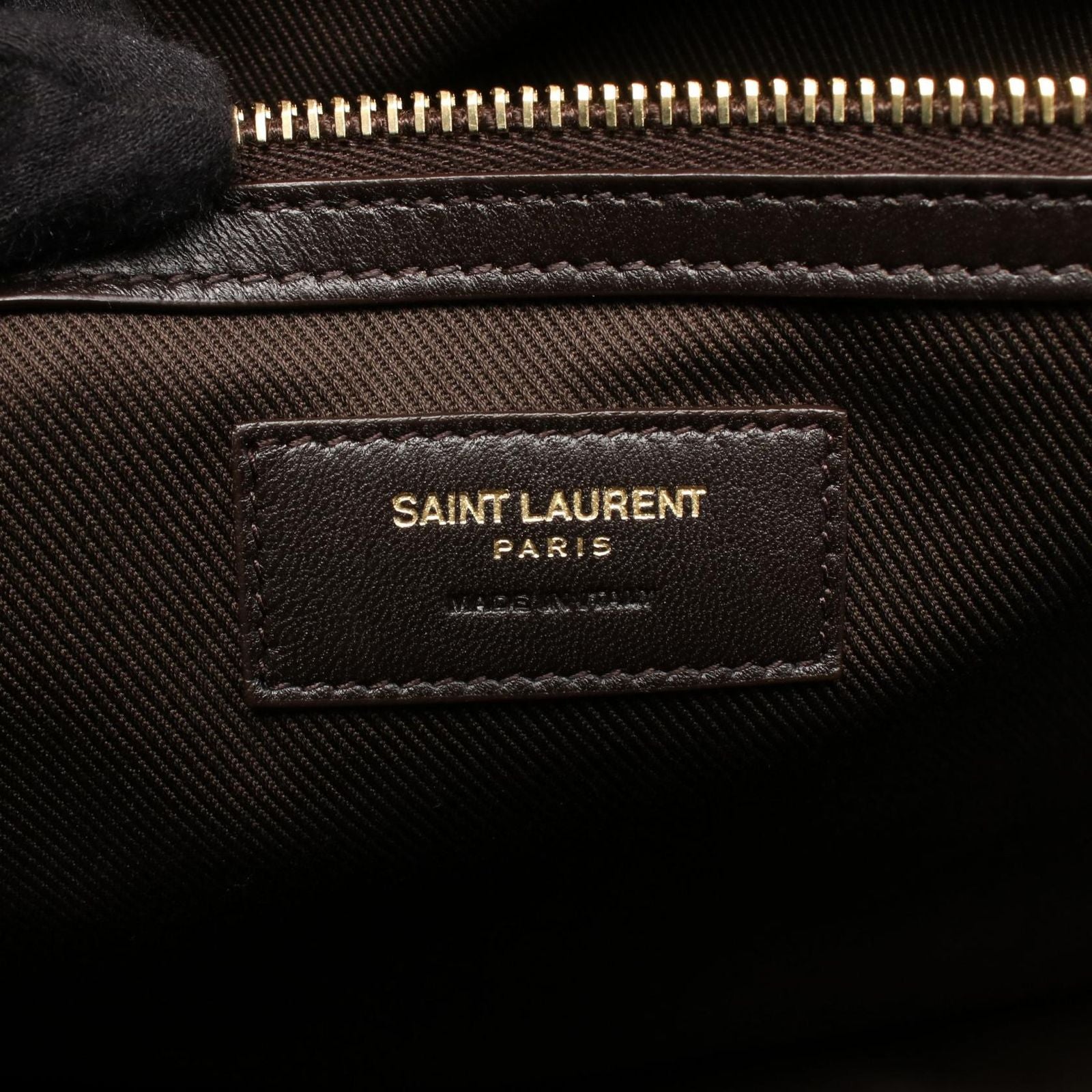 Saint Laurent Paris Boston Bag le Monogram Duffle 2-Way Brown Dark Canvas — view 4