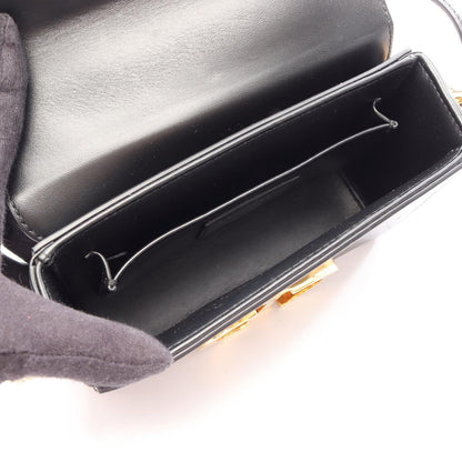 Dior Shoulder Bag 30 Montaigne Box Black Leather — view 3