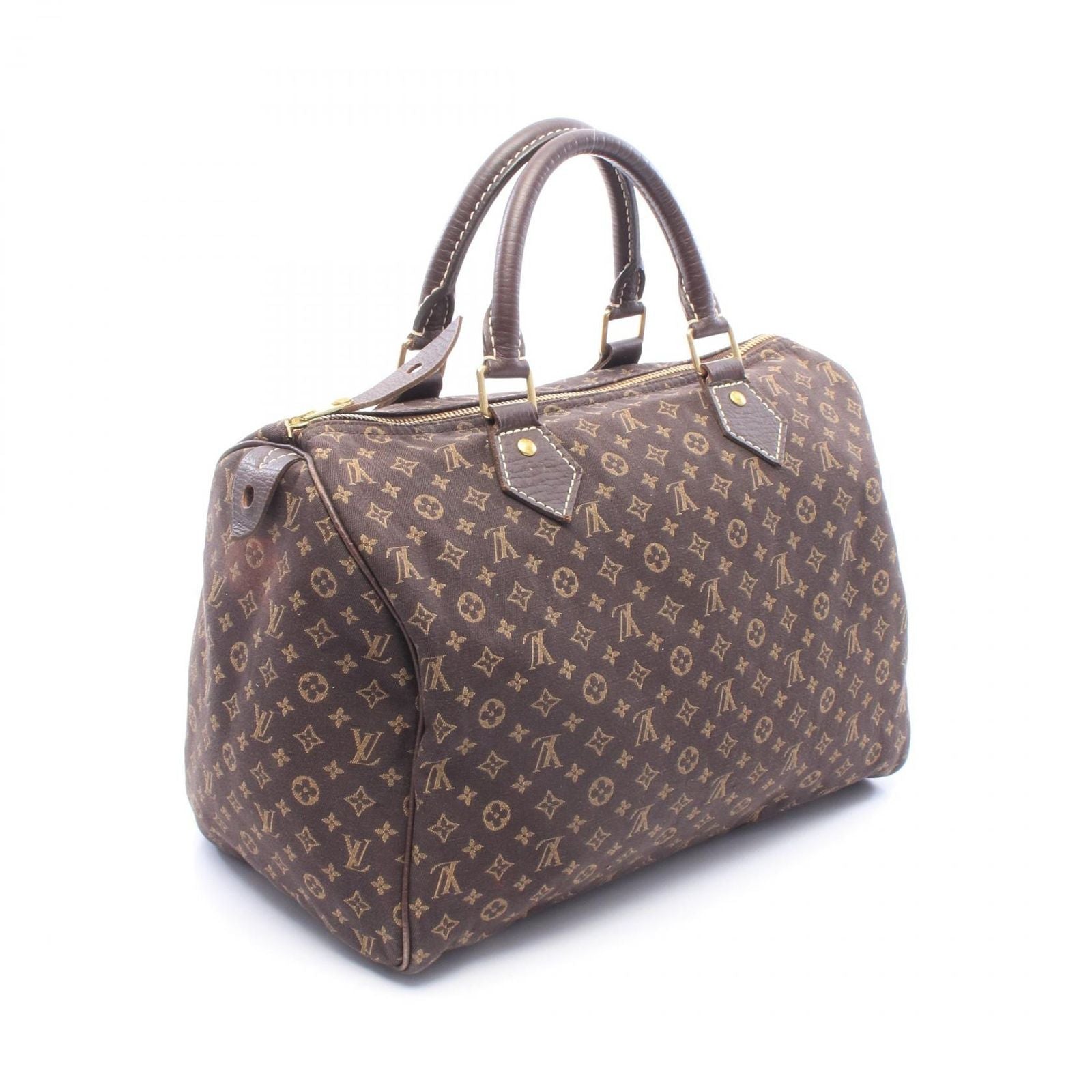 Louis Vuitton Handbag Speedy 30 Ebene Canvas Leather — view 2