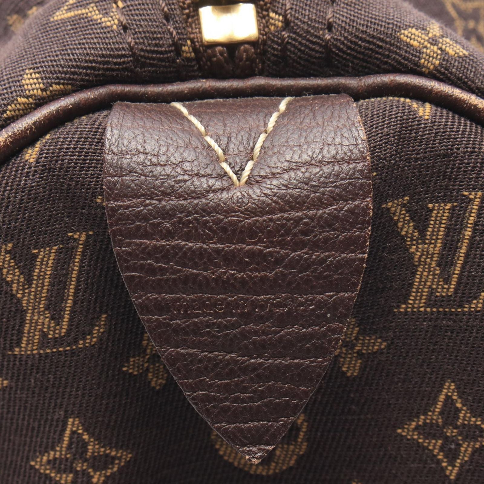 Louis Vuitton Handbag Speedy 30 Ebene Canvas Leather — view 4