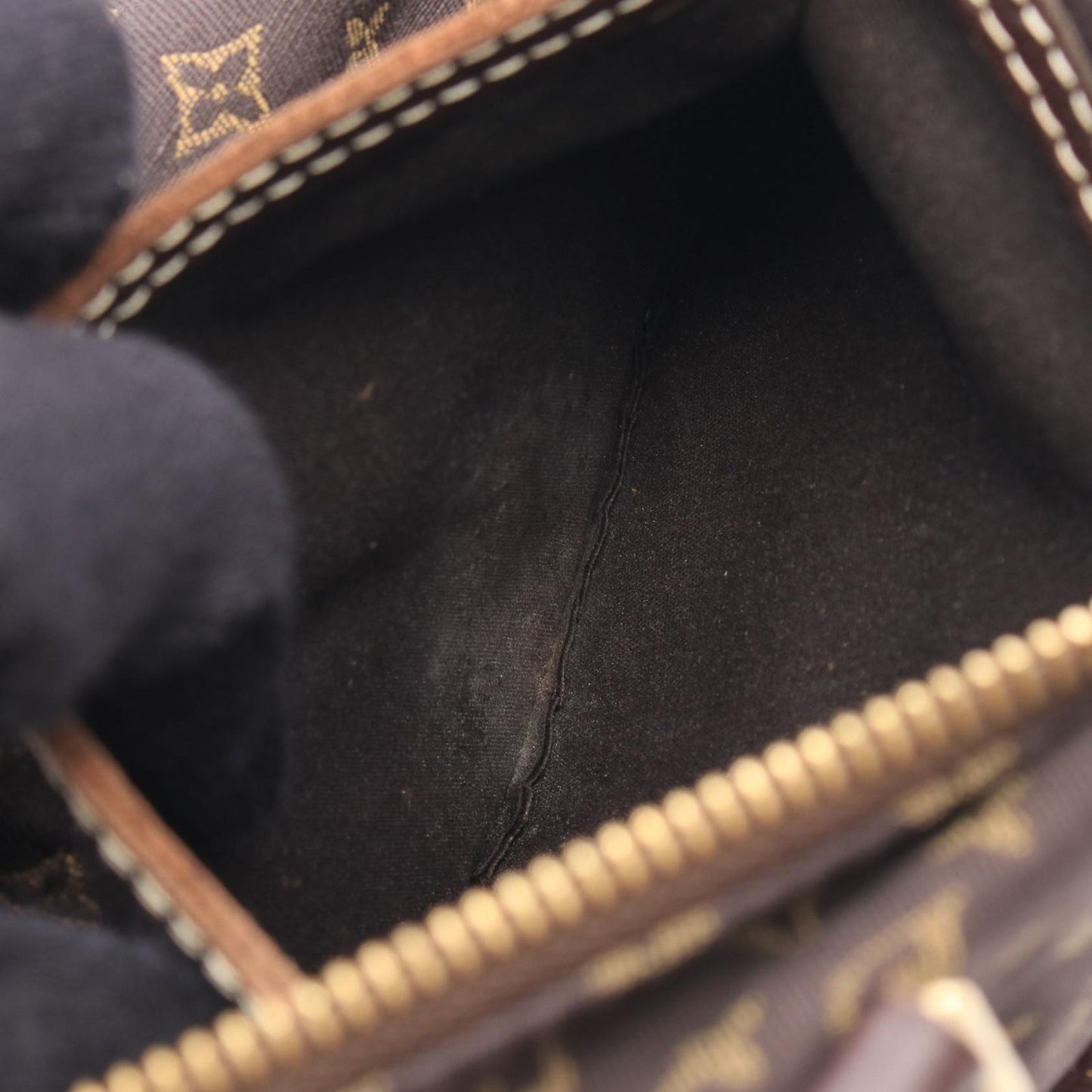 Louis Vuitton Handbag Speedy 30 Ebene Canvas Leather — view 6