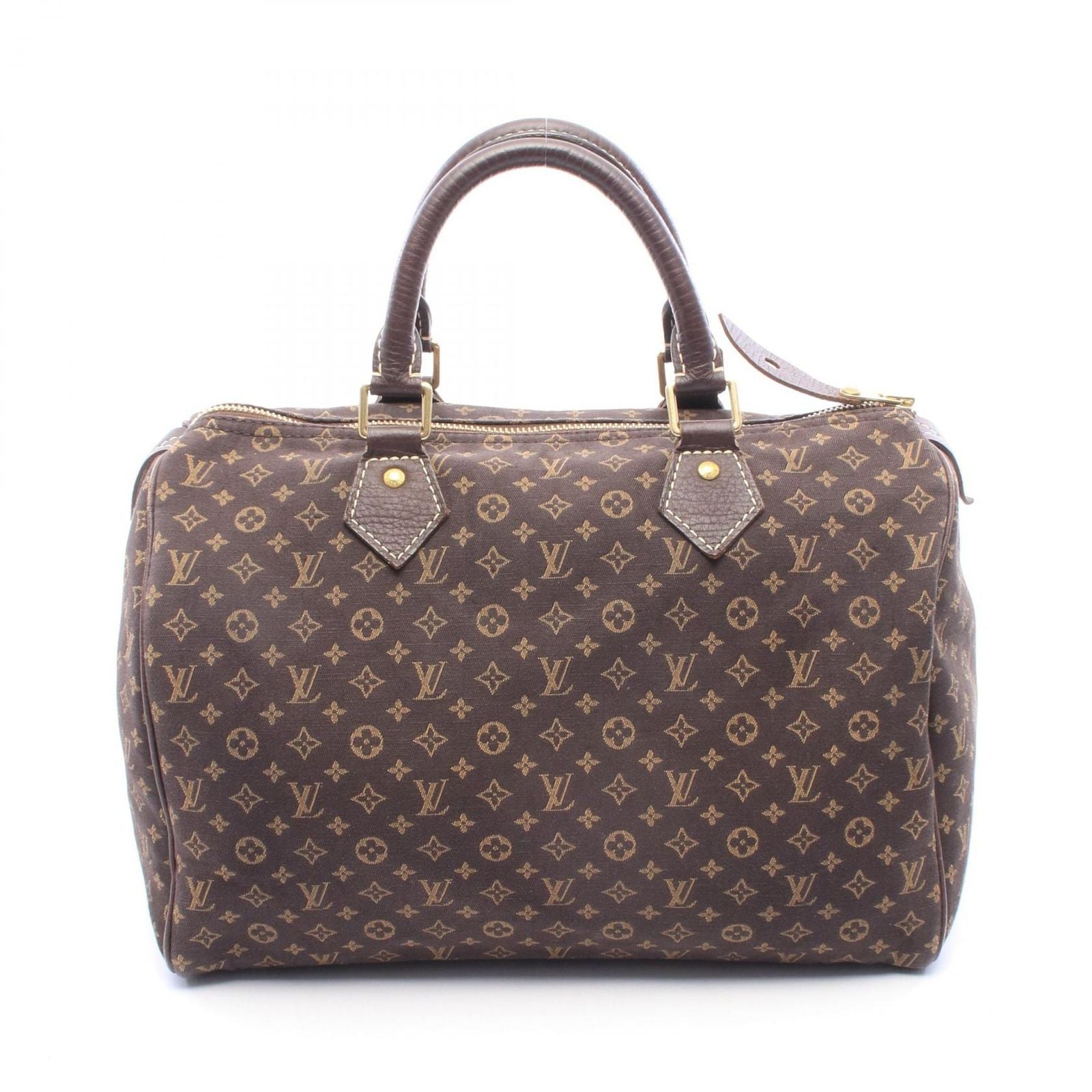Louis Vuitton Handbag Speedy 30 Ebene Canvas Leather