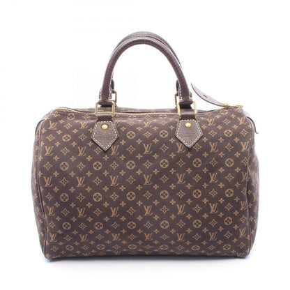 Louis Vuitton Handbag Speedy 30 Ebene Canvas Leather