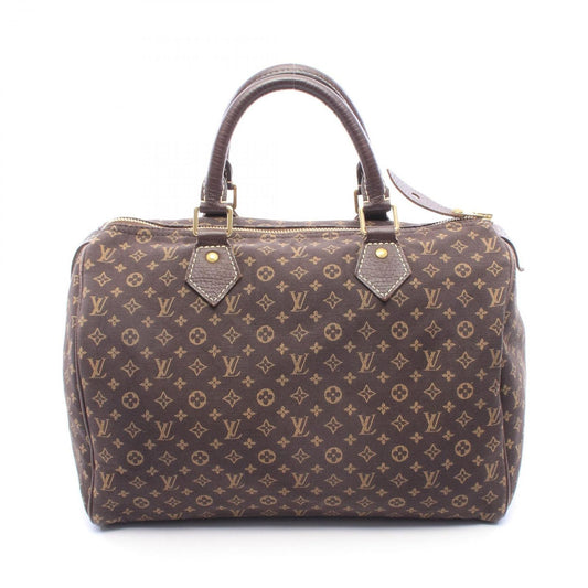 Louis Vuitton Handbag Speedy 30 Ebene Canvas Leather