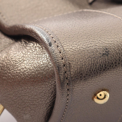 Loewe Handbag Amazona 28 Blanc Leather — view 6