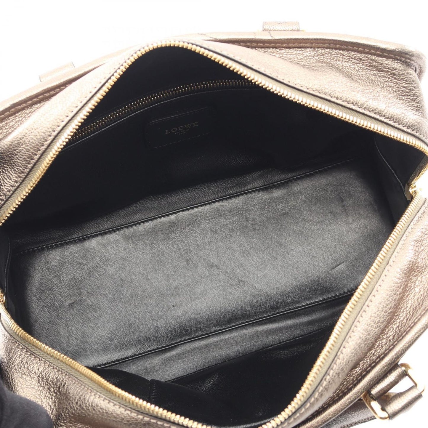 Loewe Handbag Amazona 28 Blanc Leather — view 3