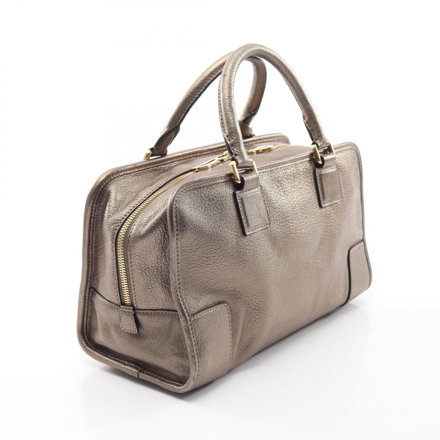Loewe Handbag Amazona 28 Blanc Leather — view 2