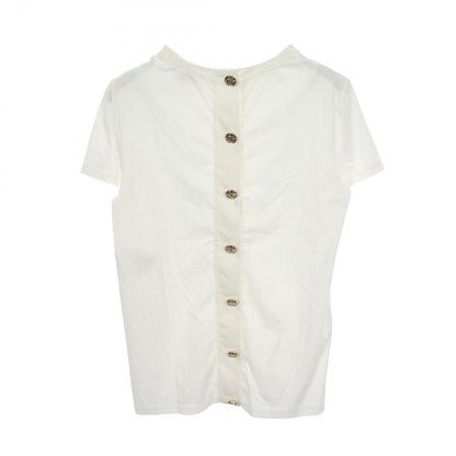 Chanel Short Sleeve T-Shirt CC Logo Button Cotton — view 2