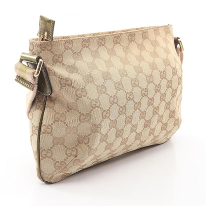 Gucci Shoulder Bag GG Canvas Beige Pink Gold — view 2
