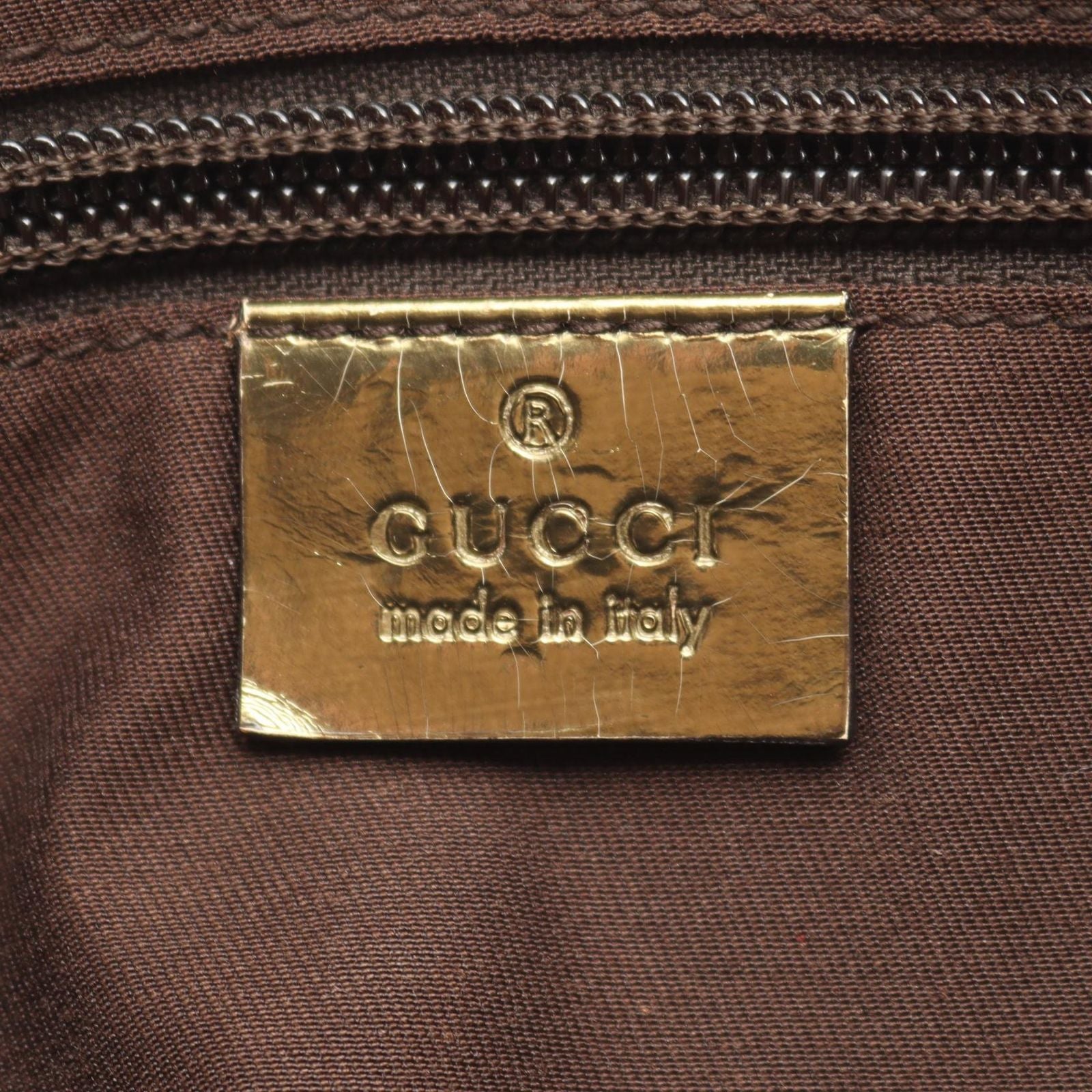 Gucci Shoulder Bag GG Canvas Beige Pink Gold — view 4