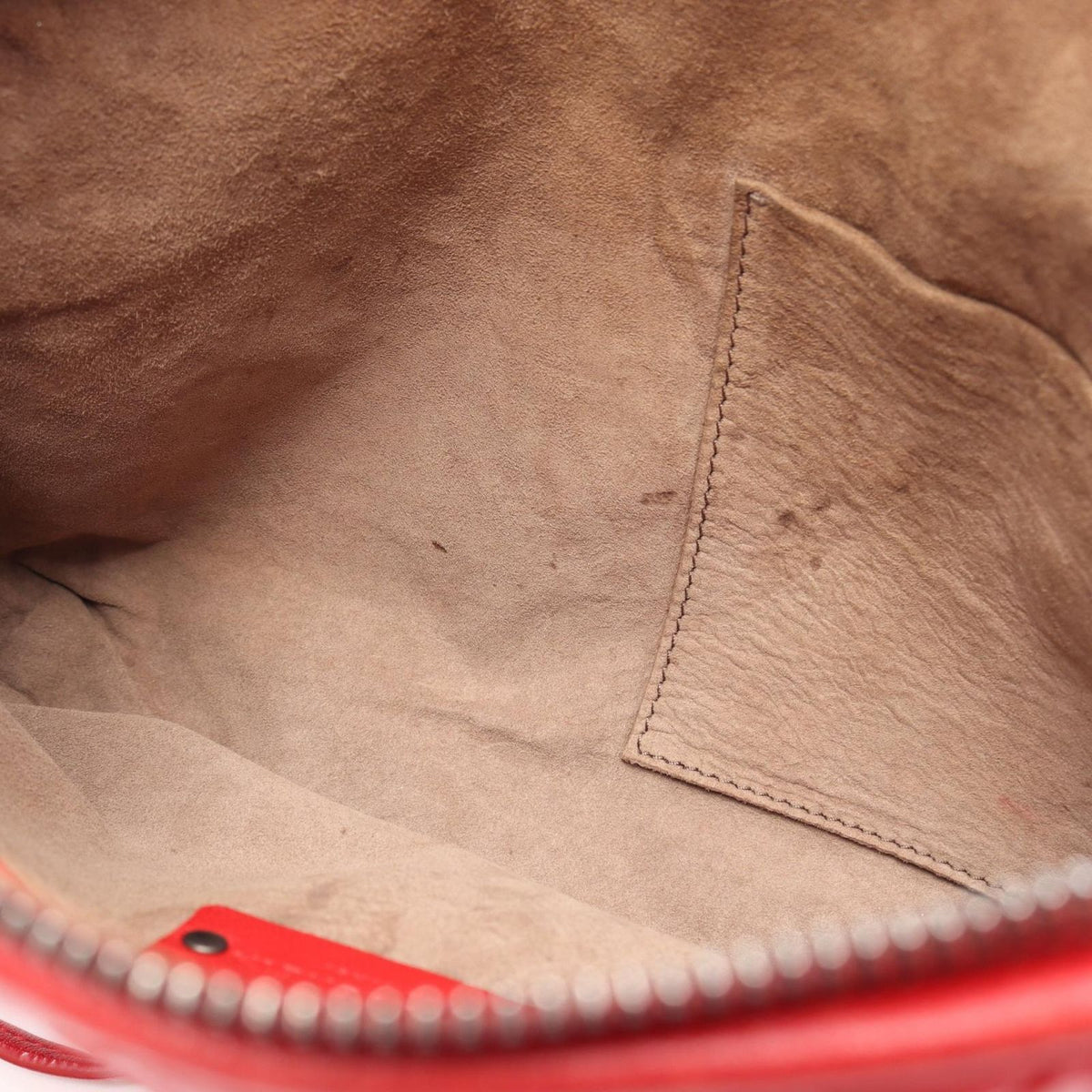 Bottega Veneta Shoulder Bag Nodini Intrecciato Red Leather — view 7