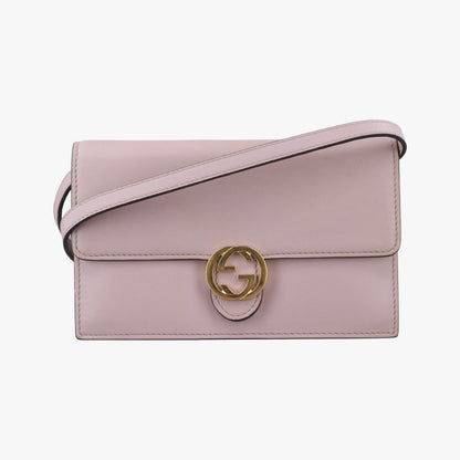 Gucci Interlocking G Pink Leather