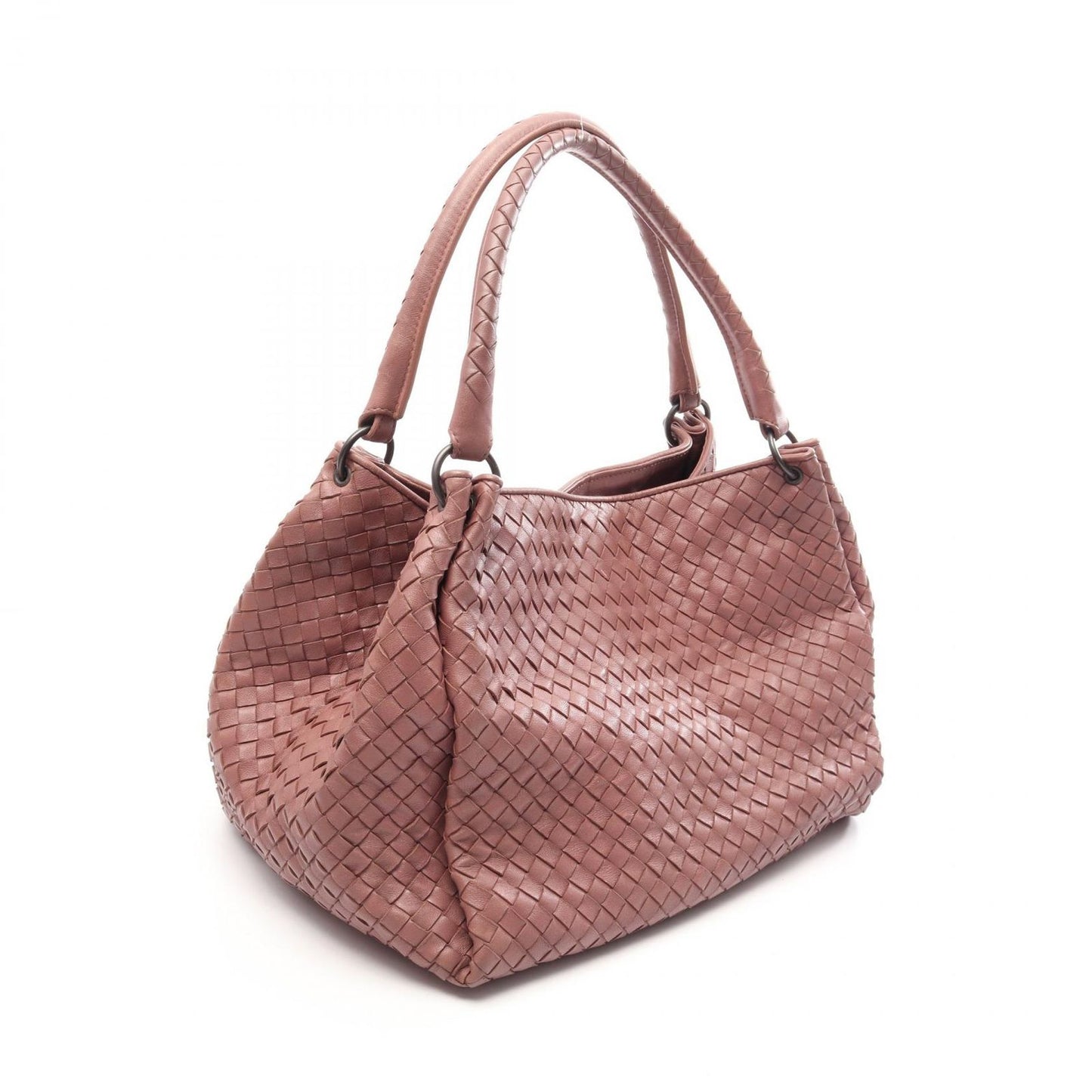 Bottega Veneta Tote Bag Intrecciato Pink Leather — view 2
