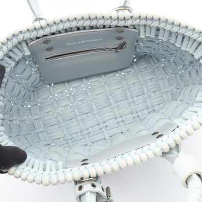 Balenciaga Tote Bag Bistro XS Basket 2-Way Light Blue Denim XS — view 3