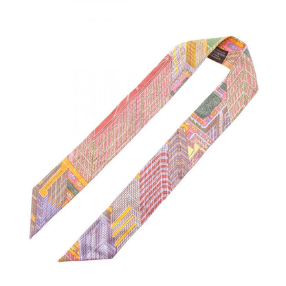Hermes Scarf Twilly Pantin City Ribbon Silk — view 2
