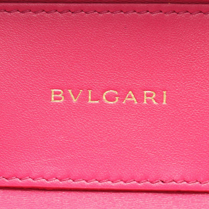 Bvlgari Handbag Serpenti Box 2-Way Red Leather Forever — view 5