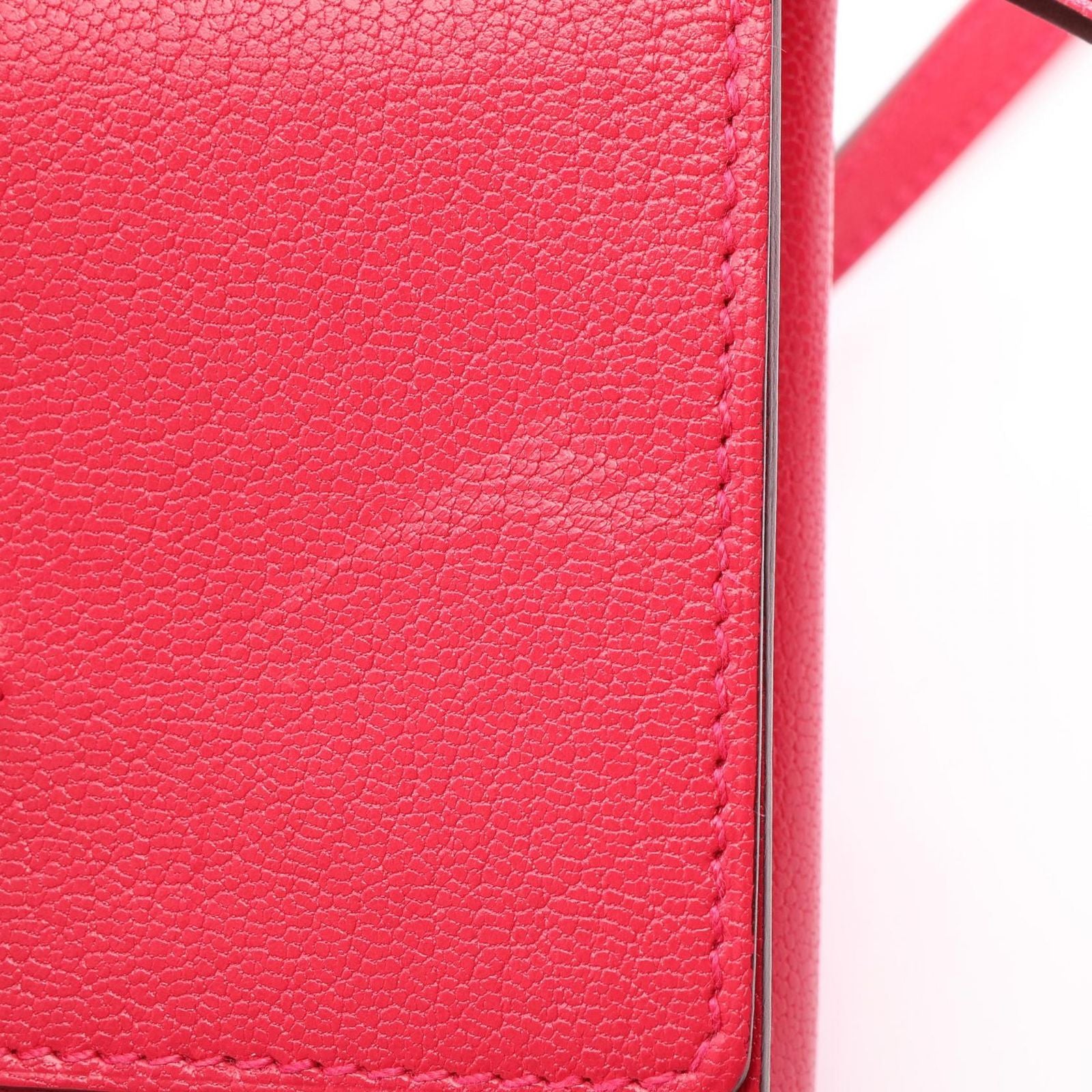 Hermes Shoulder Bag Chaine D'ancre to Go Compact Rose Leather Extreme — view 6