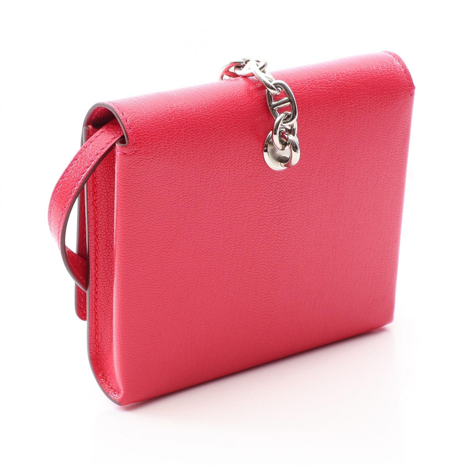 Hermes Shoulder Bag Chaine D'ancre to Go Compact Rose Leather Extreme — view 2