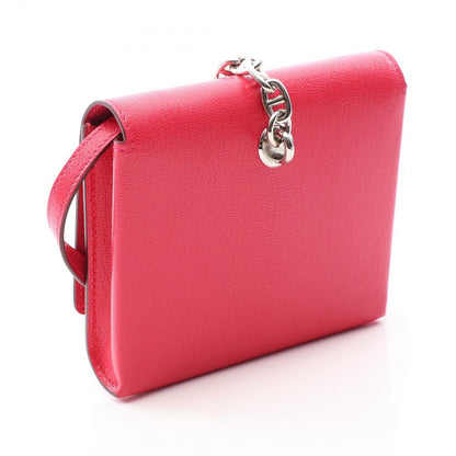 Hermes Shoulder Bag Chaine D'ancre to Go Compact Rose Leather Extreme — view 2