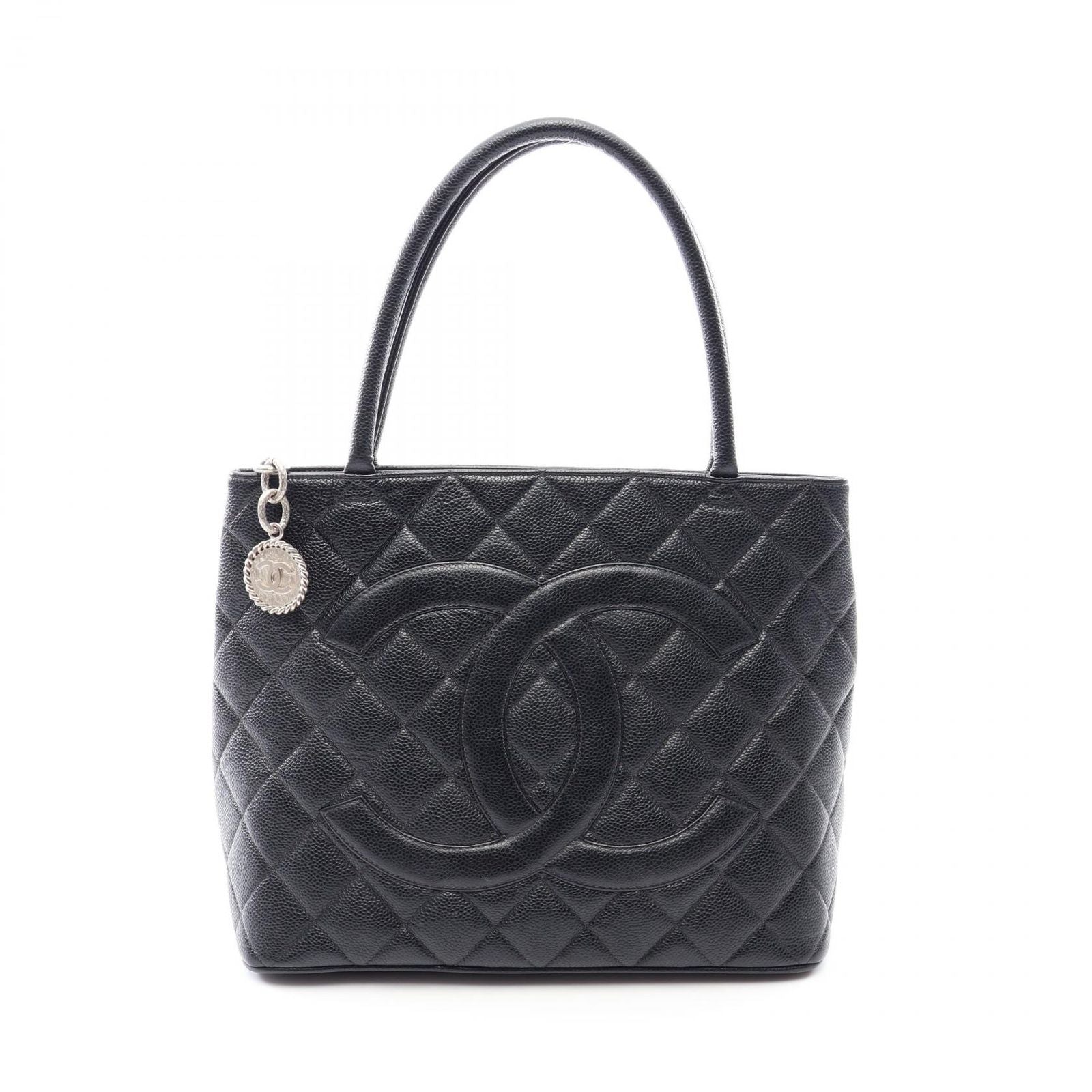 Chanel Tote Bag Reissue Black Caviar Leather
