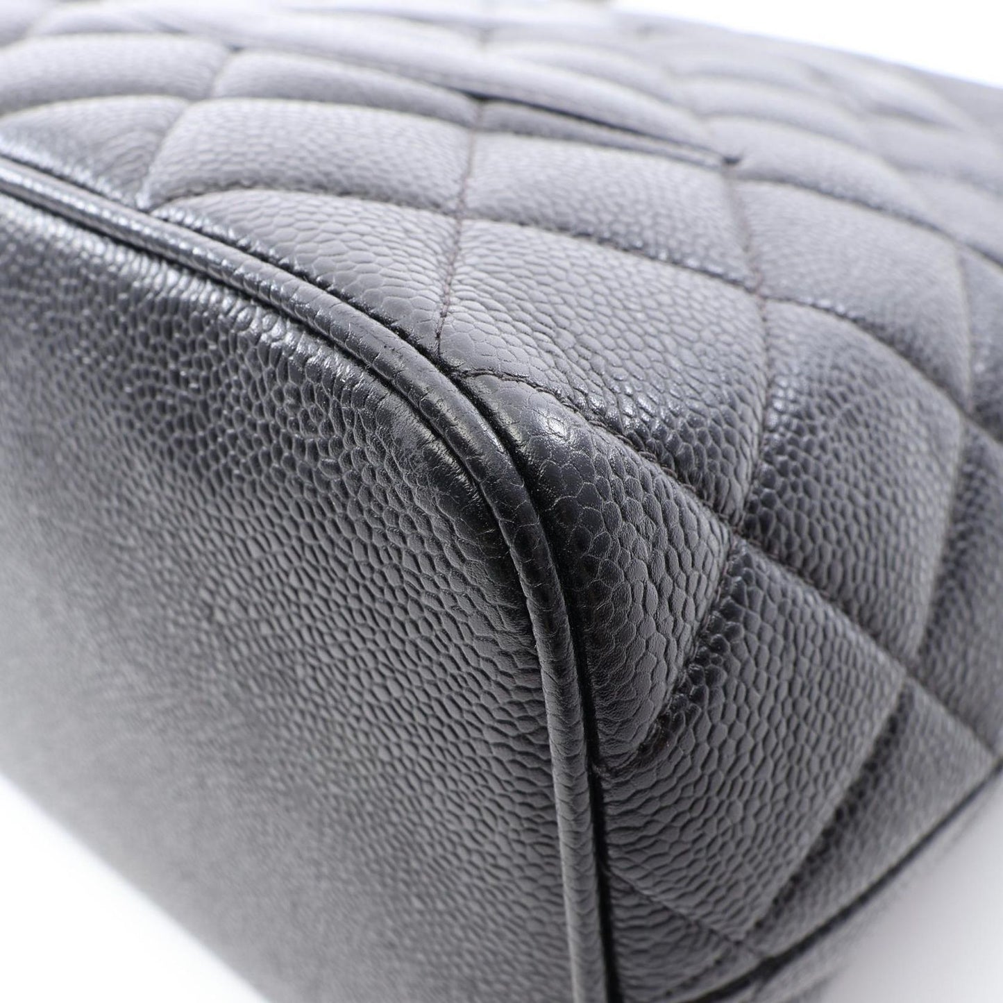 Chanel Tote Bag Reissue Black Caviar Leather — view 8