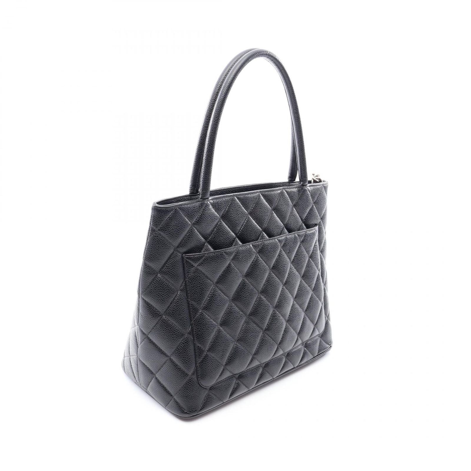 Chanel Tote Bag Reissue Black Caviar Leather — view 2