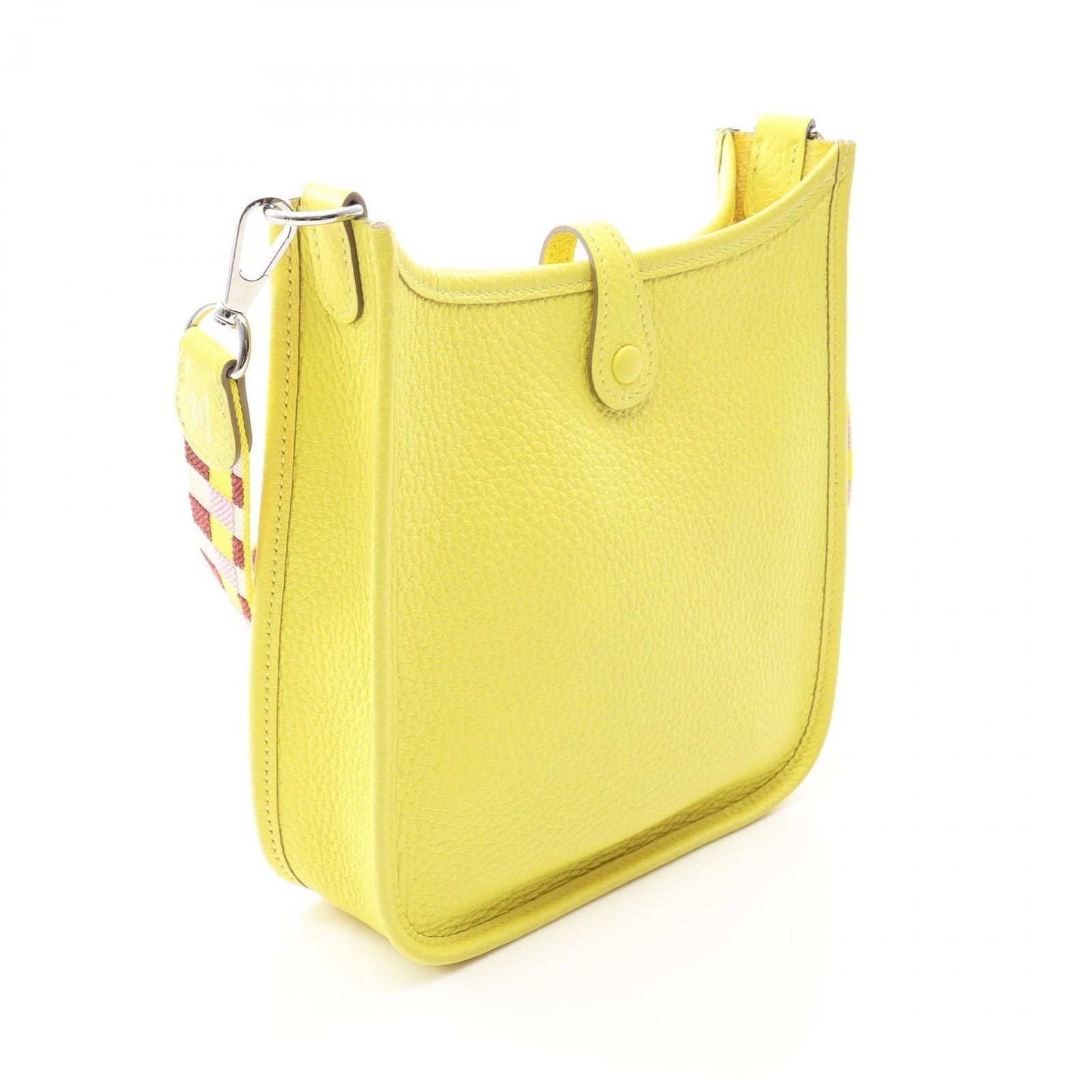 Hermes Shoulder Bag Evelyne TPM Amazon Lime Leather TPM — view 2