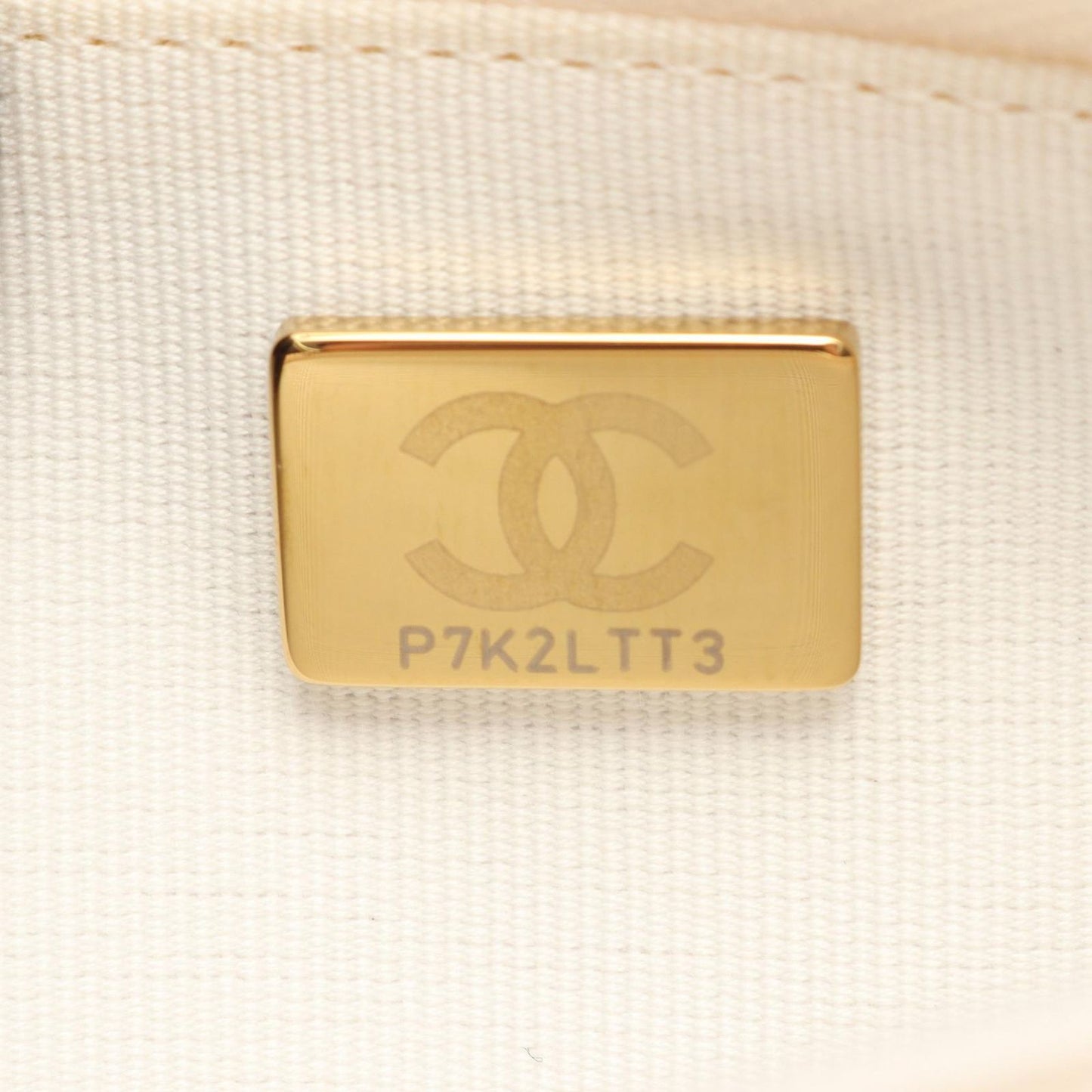 Chanel Shoulder Bag Quilted Playing Cards White Caviar Leather — view 6