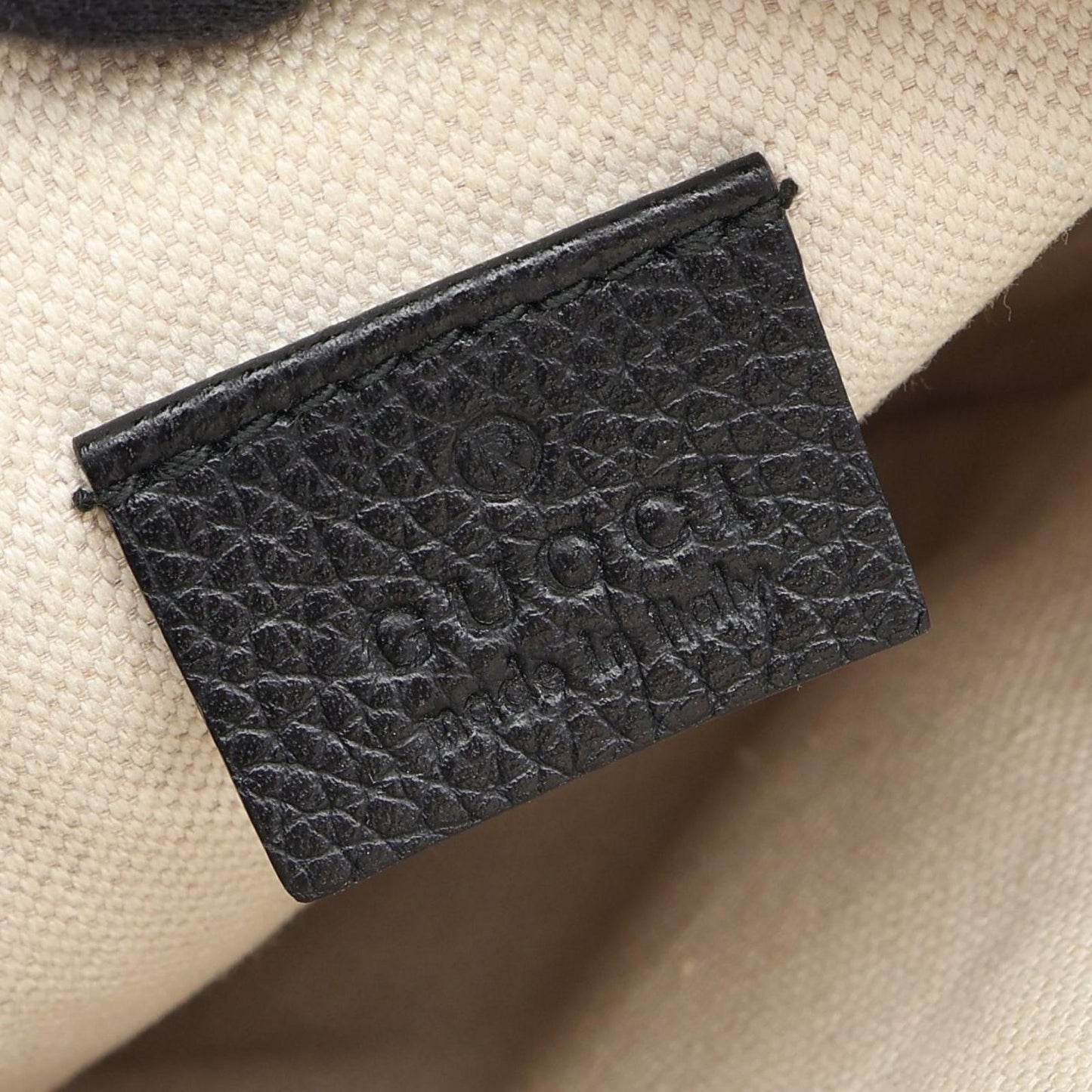 Gucci Shoulder Bag Webbing Line Black Green Red Leather Vintage Logo Sherry — view 4