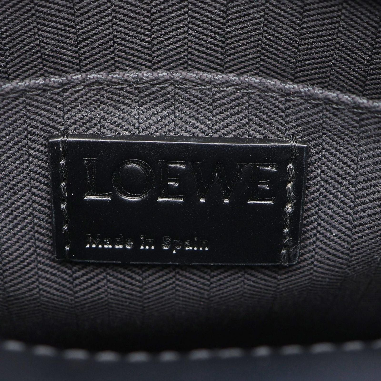 Loewe Handbag Standard Tote Black Leather — view 4