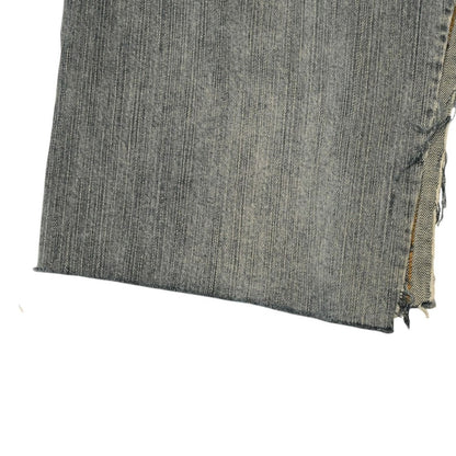 Balenciaga Balenciga Cut Up Baggy Pants Skirt Denim Blue — view 8