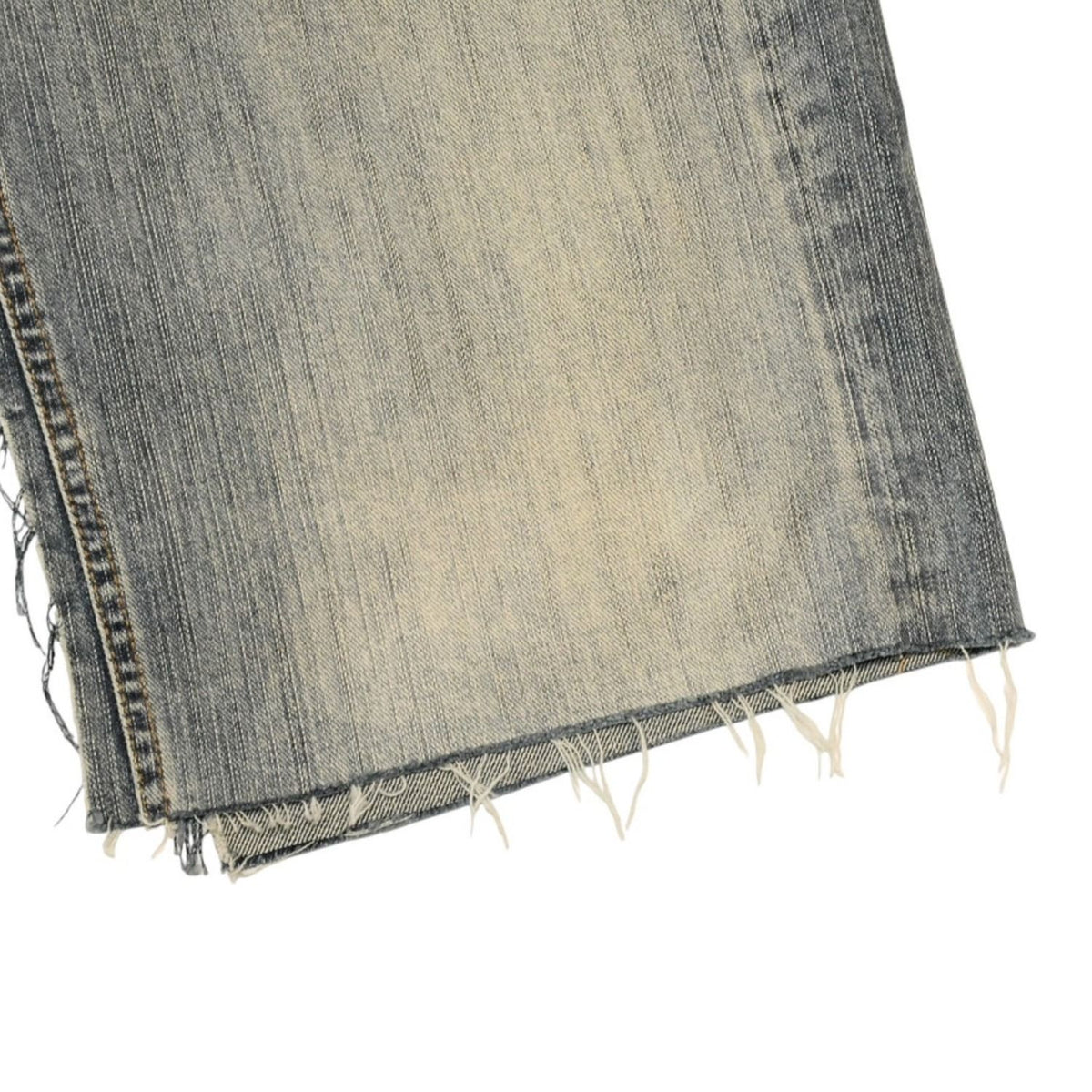 Balenciaga Balenciga Cut Up Baggy Pants Skirt Denim Blue — view 4