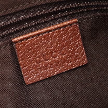 Gucci Shoulder Bag Abbey GG Canvas Denim Blue Brown — view 4