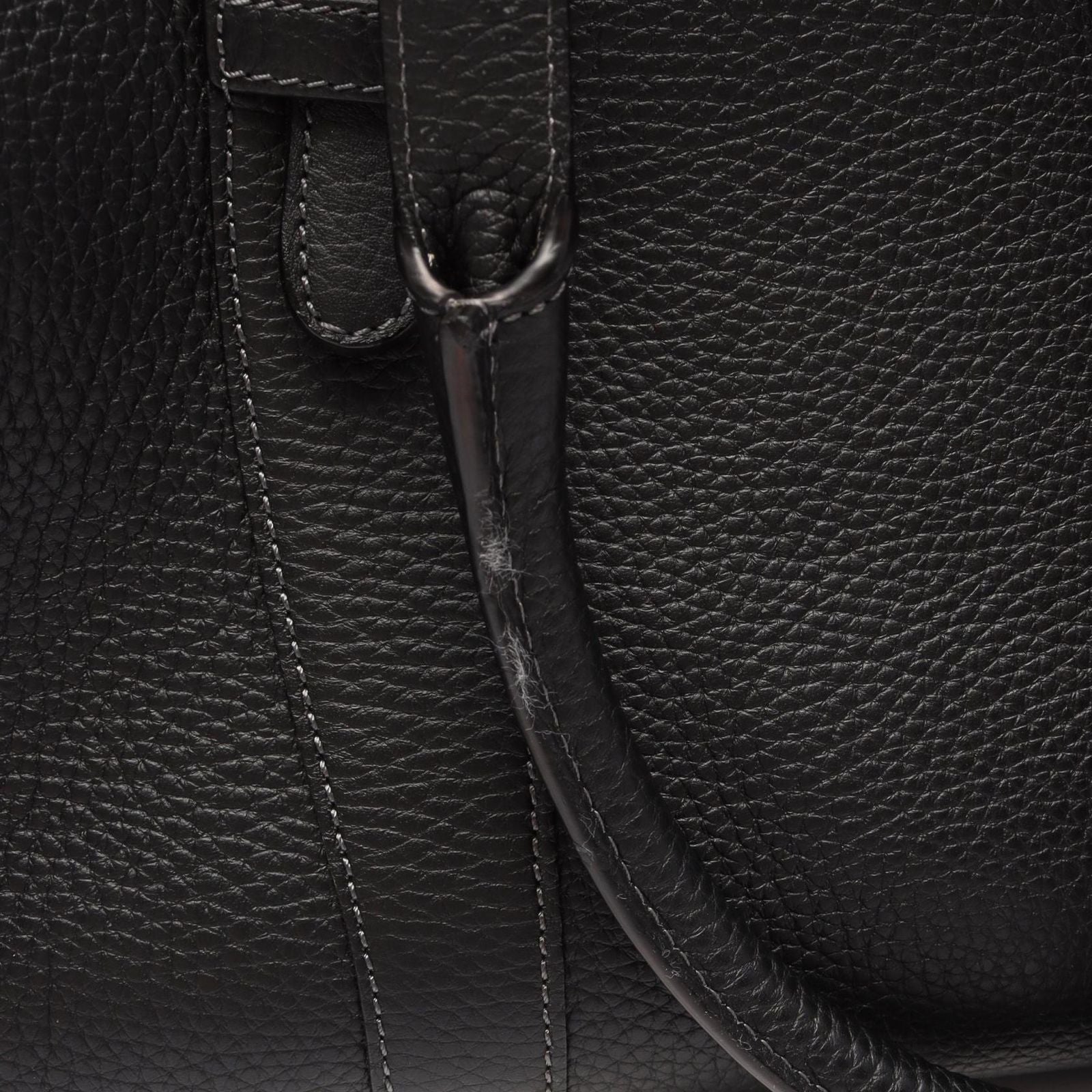 Loewe Boston Bag Senda Large Black Leather — view 8