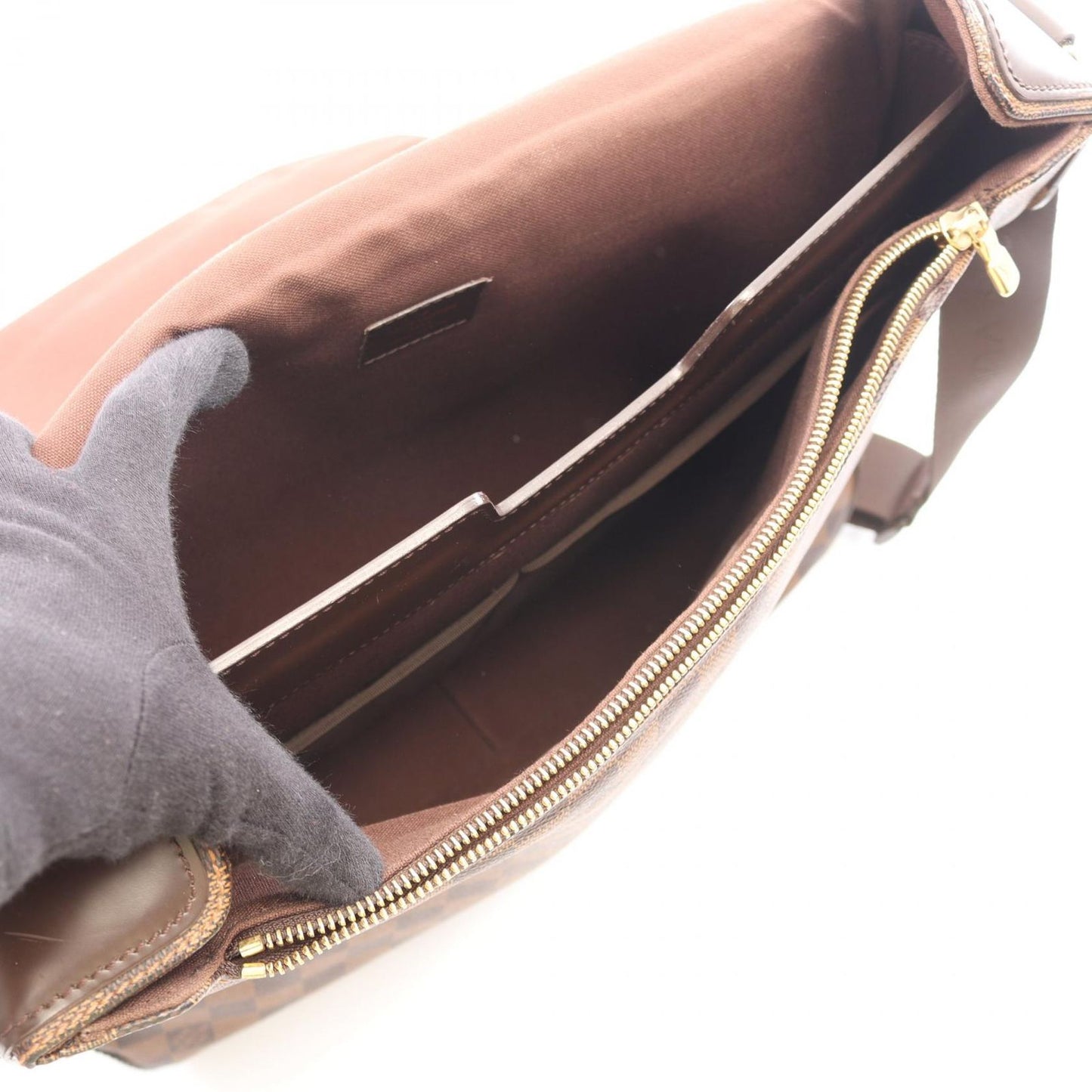 Louis Vuitton Shoulder Bag Spencer Damier Ebene Leather — view 3