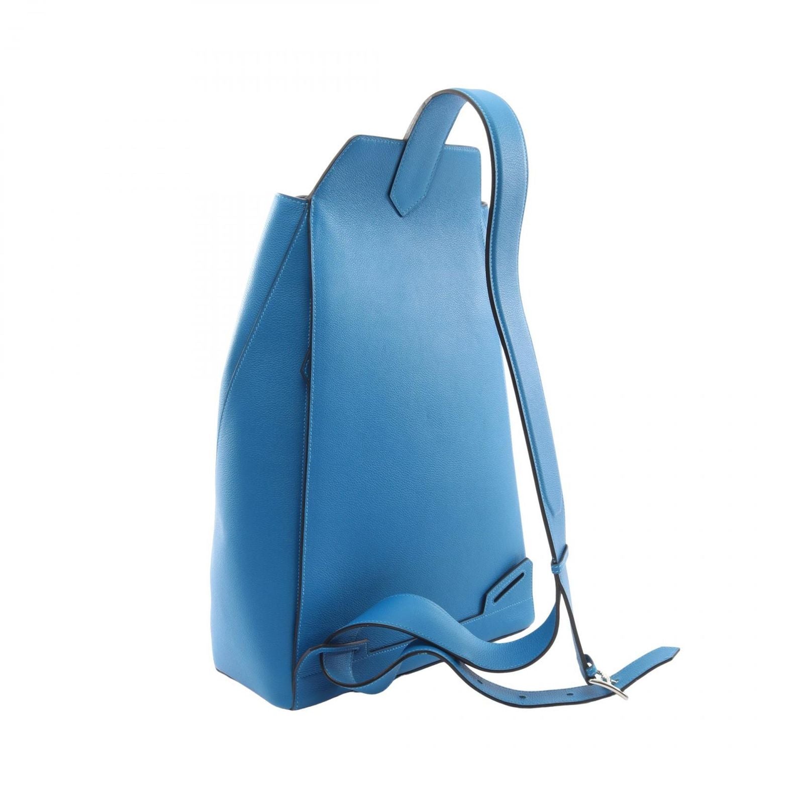 Hermes Shoulder Bag Flash Sailor Blue Hydra Leather — view 2