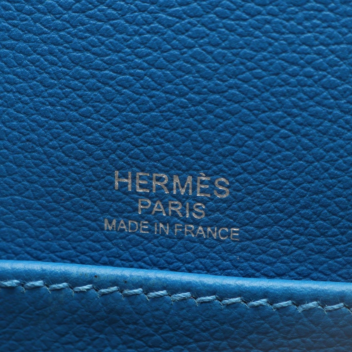 Hermes Shoulder Bag Flash Sailor Blue Hydra Leather — view 4