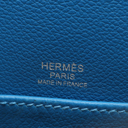 Hermes Shoulder Bag Flash Sailor Blue Hydra Leather — view 4