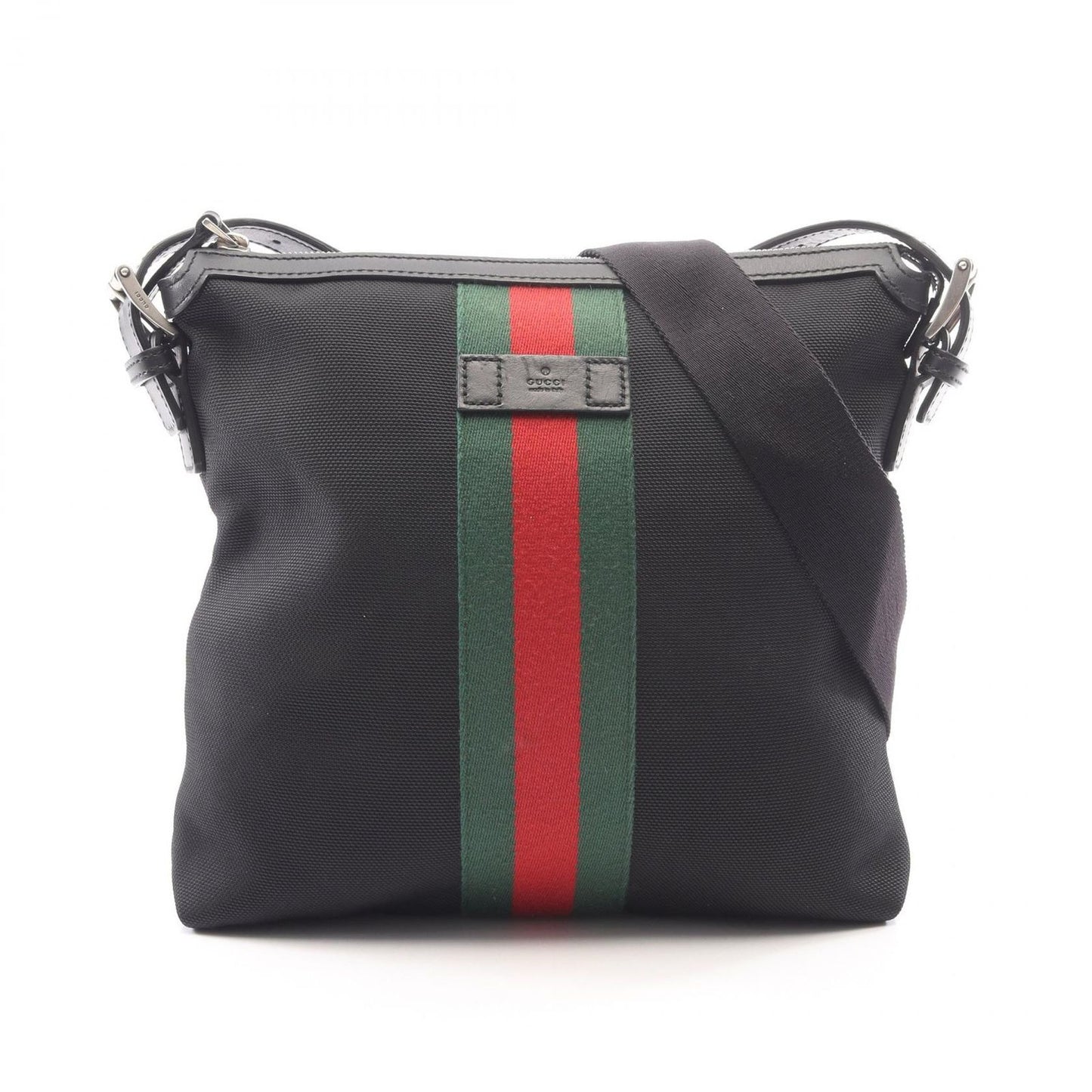 Gucci Shoulder Bag Web GG Supreme Messenger Sherry Black Green Red Leather Line
