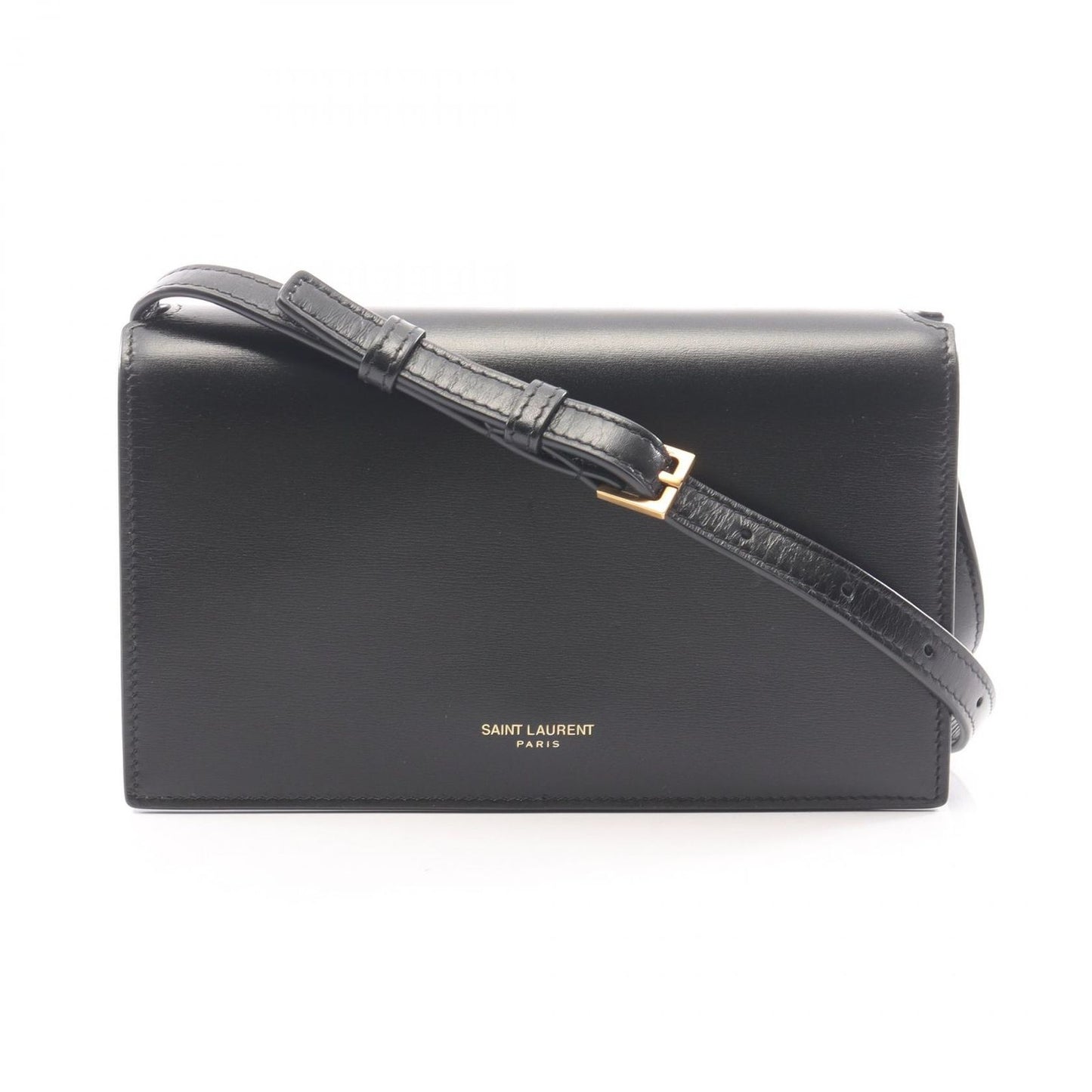Saint Laurent Paris Shoulder Bag Black Leather