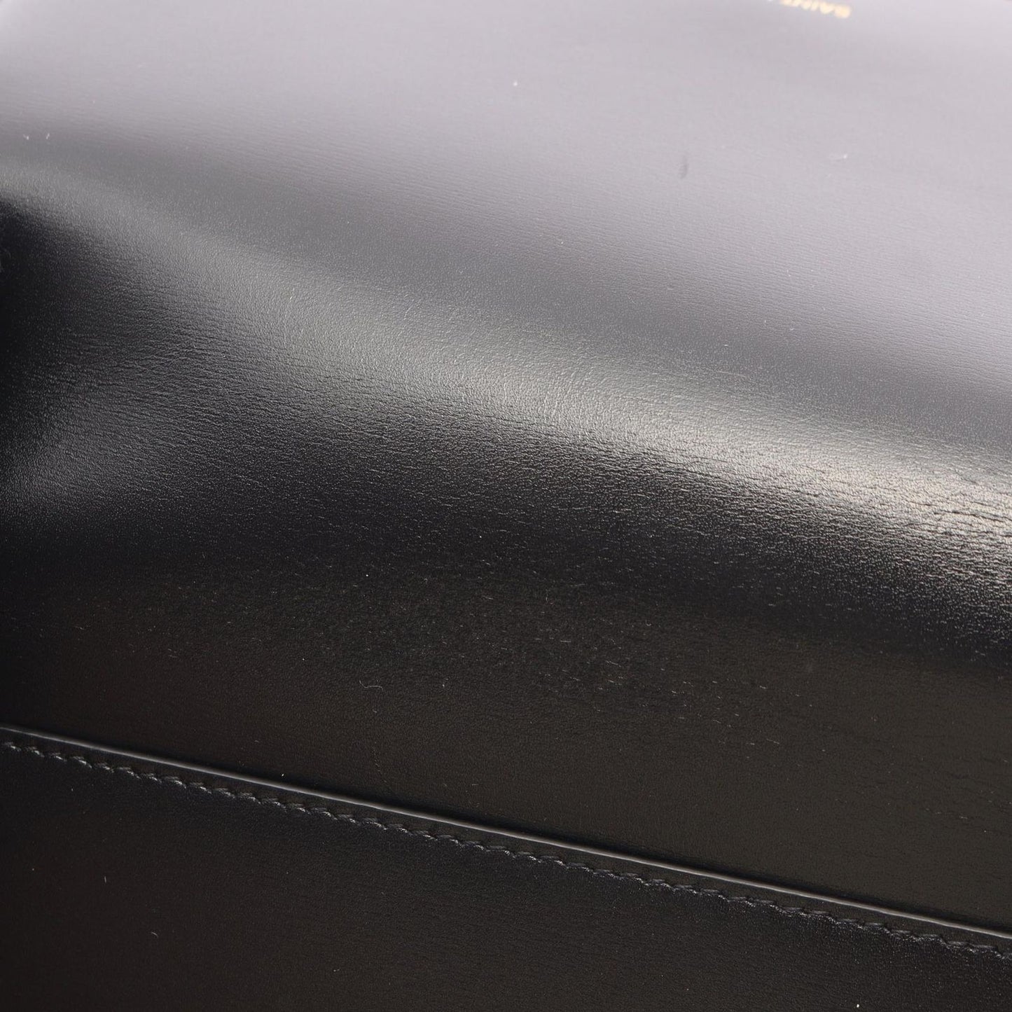 Saint Laurent Paris Shoulder Bag Black Leather — view 7