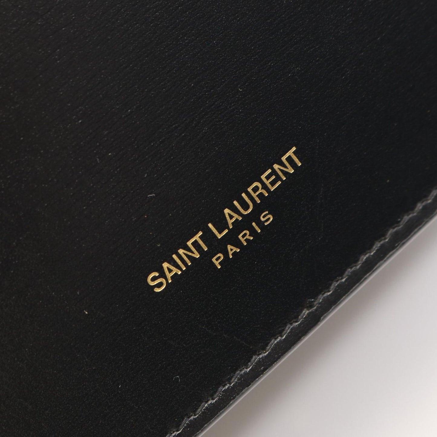 Saint Laurent Paris Shoulder Bag Black Leather — view 4
